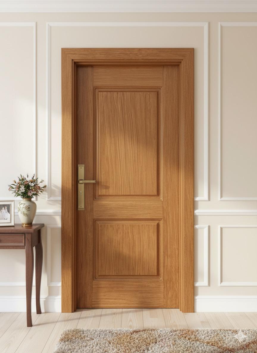 Wood Texture Iron Door - M3512