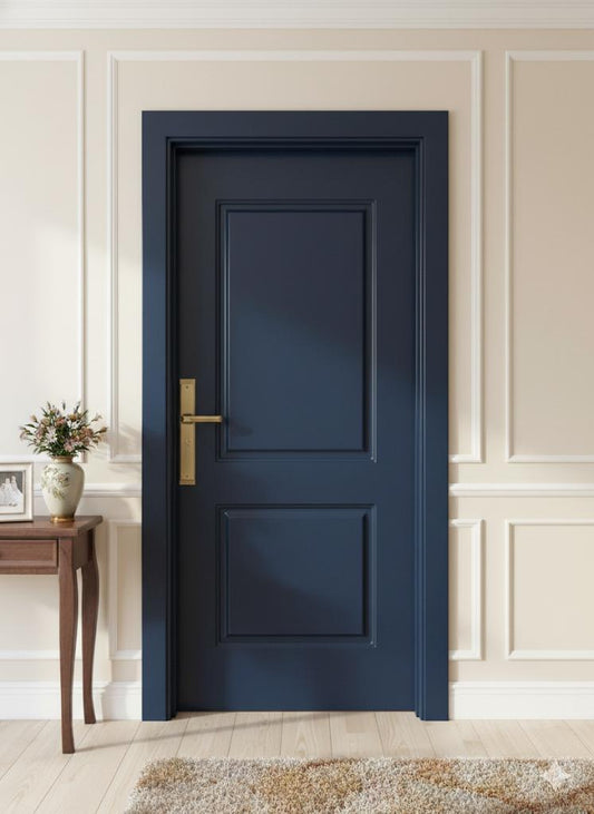 Navy Blue Iron Door - M3515
