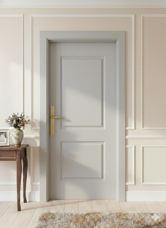 Light Wood Iron Door - M3520